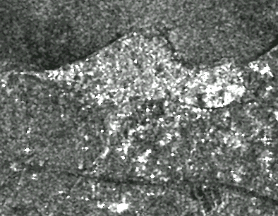 Εικόνα 7.27 Η πόλη της Κορίνθου σε ψηφιακή απεικόνιση από τον δορυφόρο ERS-2.