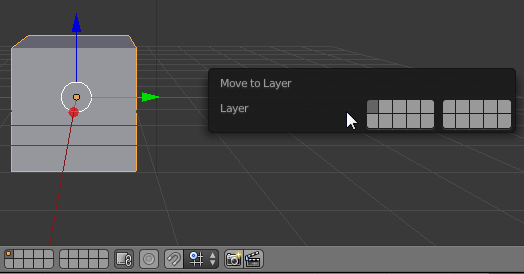 Layers Για την κατασκευή πολύπλοκων σκηνών, το Blender χρησιμοποιεί Layers. Σε κάθε Layer τοποθετούνται κάποια αντικείμενα με σκοπό να επεξεργάζονται χώρια από τα υπόλοιπα.