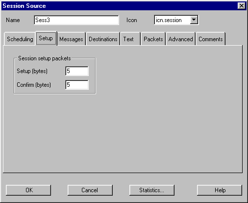 Σχήμα 26. Πεδίο ορισμού των Setup και Confirm packets σε μια Session source 4.