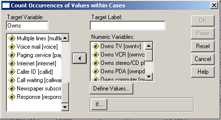 ----------Εισαγωγή στη Χρήση του SPSS for Windows ------------- Σελίδα: 13------------ 3.7.