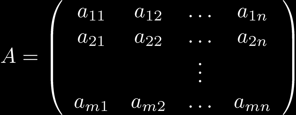 Σύνθετες Δομές Δεδομένων Πίνακες (μήτρες) στη γραμμική άλγεβρα Υλοποίηση στη Java double[][] Α = new