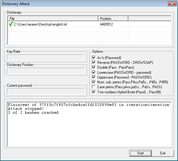 Distributed bruteforce attacks Η bruteforce (όπως και άλλες επιθέσεις) μπορούν επίσης να εφαρμοστούν και σε κατανεμημένο περιβάλλον, όπου γίνεται ταυτόχρονη χρήση πολλών υπολογιστικών συστημάτων με