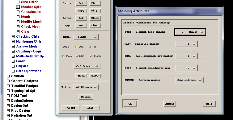 Επιλογή «Meshing» 2. Επιλογή «MeshTool» 4.