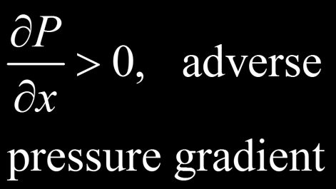 Οριακή στοιβάδα και αποκόλληση ροής Flow accelerates Constant flow Flow