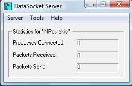 Γενικά για το Data Socket του Lab VIEW (συνέχεια ) Το DataSocket αποτελείται από δύο τμήματα τη διεπιφάνεια προγραμματισμού εφαρμογών DataSocket API Functions Data Communication DataSocket τον