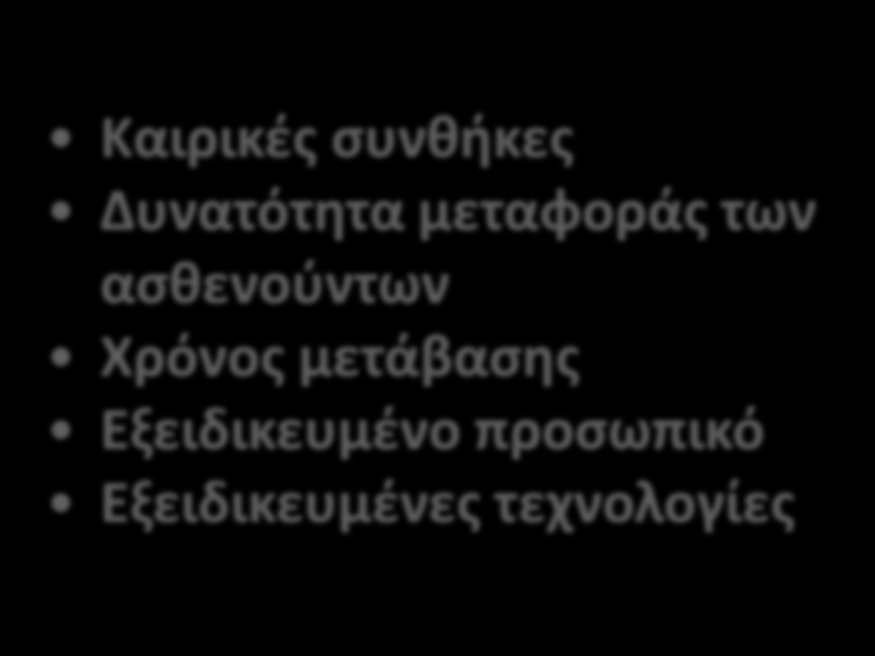 ισότητα στην πρόσβαση ποιότητα υπηρεσιών δημογραφικές μεταβολές βελτίωση του κλινικού αποτελέσματος έρευνα & τεχνολογία έλεγχος δαπανών των υπηρεσιών