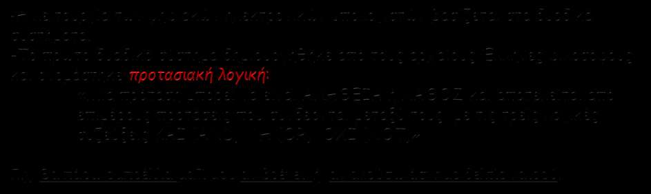 Boolean άλγεβρα και λογική οριοθέτηση Βρέχει Άσχημο δελτίο Ομπρέλλα ΛΑΘΟΣ