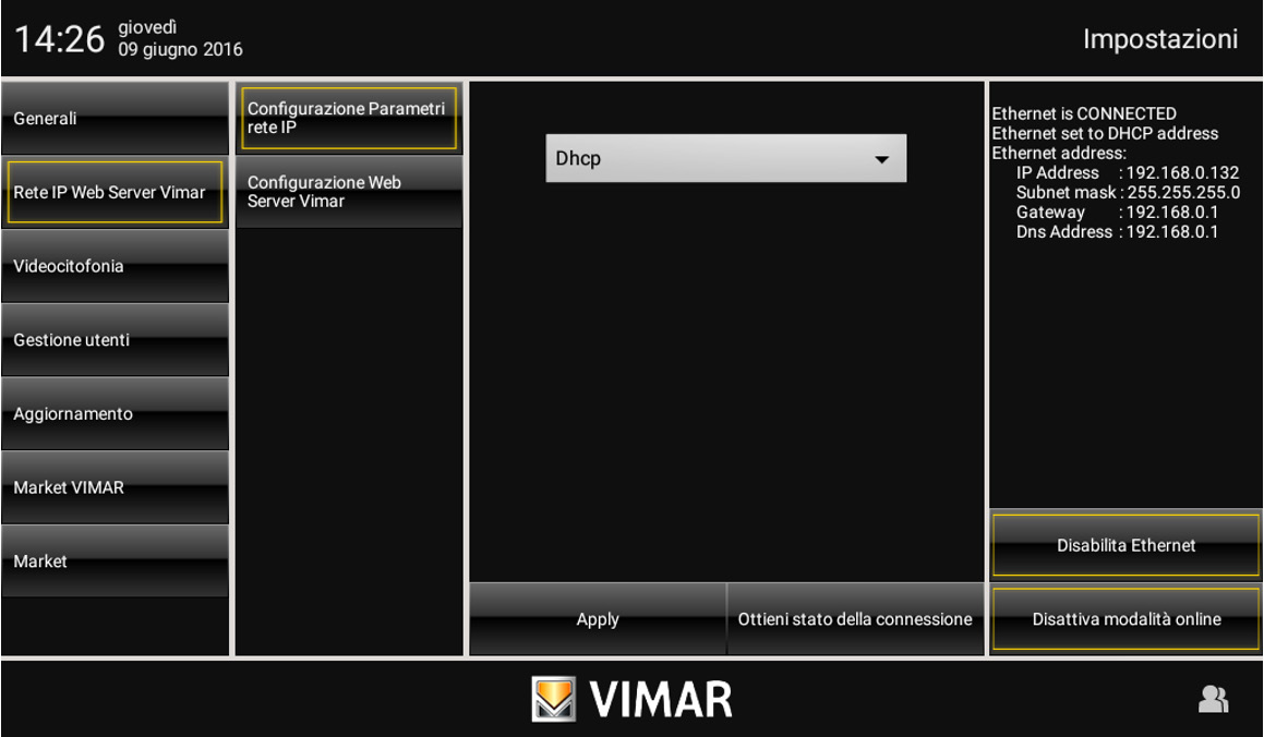 Δίκτυο IP Web Server Vimar 3. ΔΊΚΤΥΟ IP WEB SERVER VIMAR (Ι).