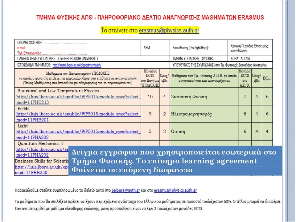 Τμήμα Φυσικής.