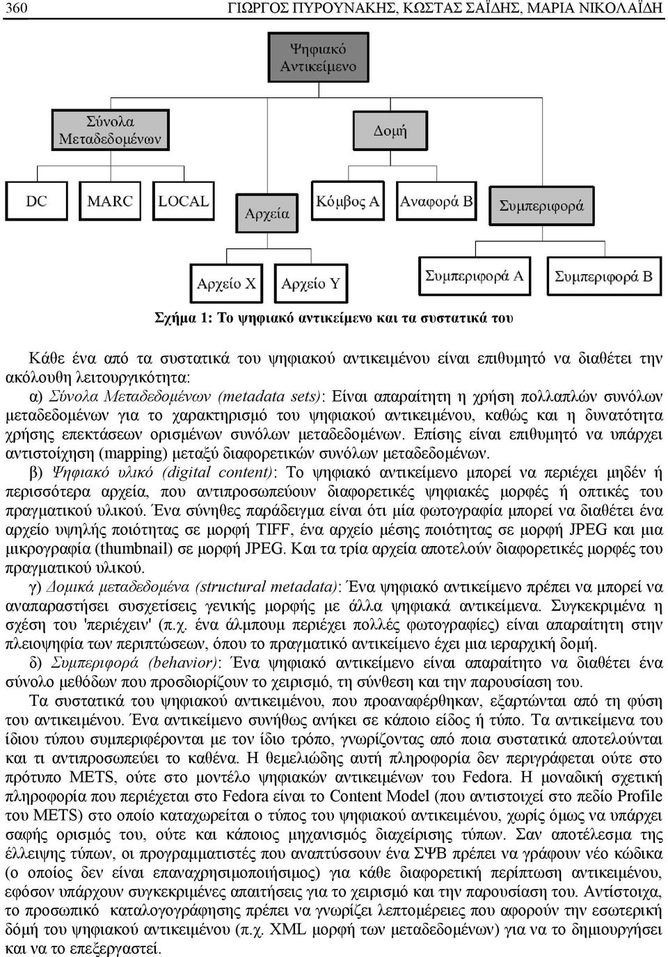 χρήσης επεκτάσεων ορισμένων συνόλων μεταδεδομένων. Επίσης είναι επιθυμητό να υπάρχει αντιστοίχηση (mapping) μεταξύ διαφορετικών συνόλων μεταδεδομένων.