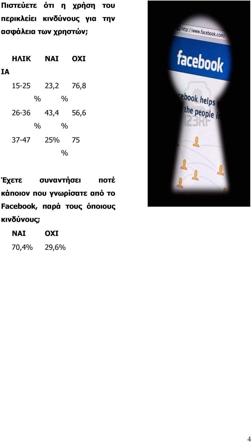 56,6 37-47 25% 75 % Έσεηε ζςνανηήζει ποηέ κάποιον πος γνυπίζαηε