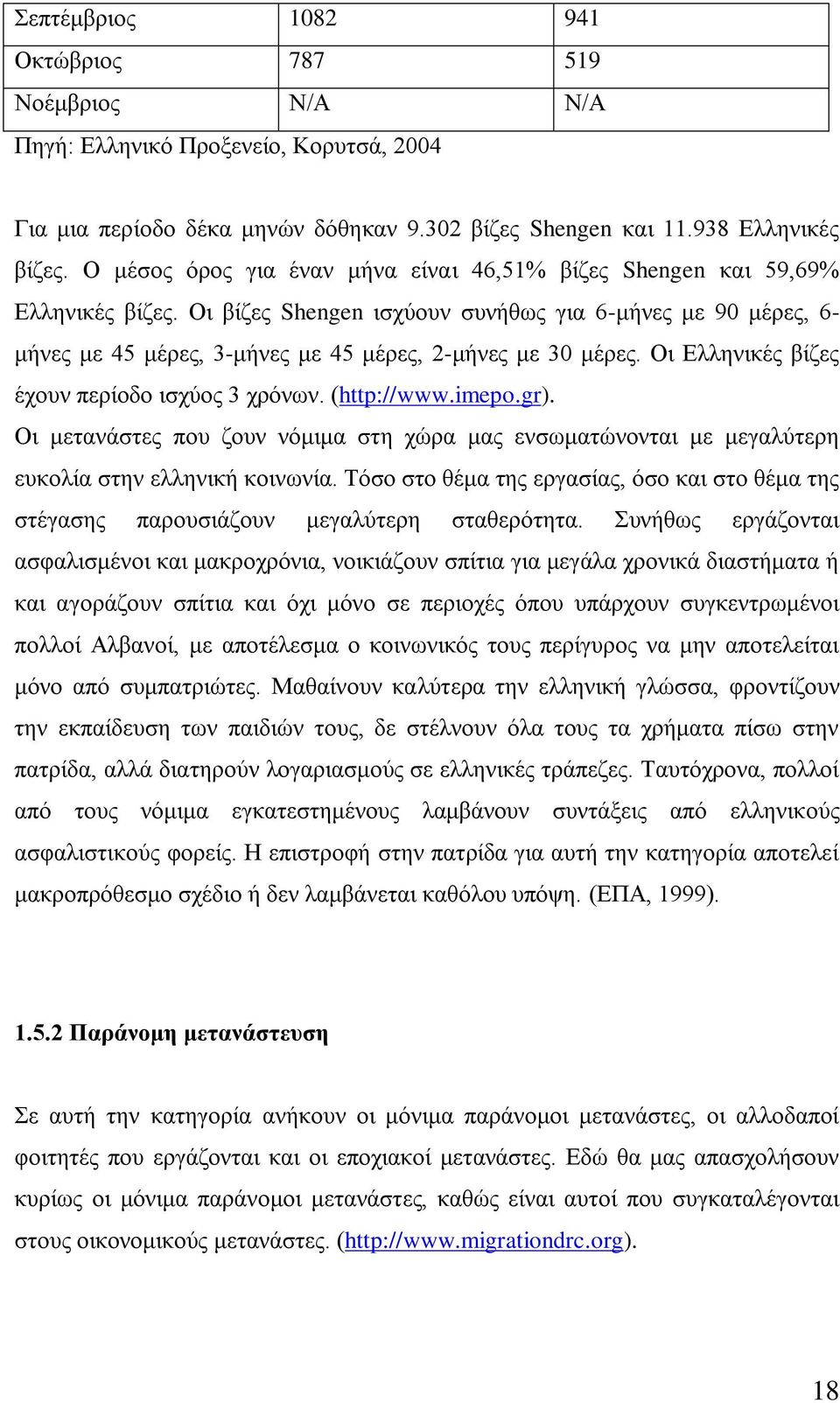 Οη βίδεο Shengen ηζρχνπλ ζπλήζσο γηα 6-κήλεο κε 90 κέξεο, 6- κήλεο κε 45 κέξεο, 3-κήλεο κε 45 κέξεο, 2-κήλεο κε 30 κέξεο. Οη Διιεληθέο βίδεο έρνπλ πεξίνδν ηζρχνο 3 ρξφλσλ. (http://www.imepo.gr).