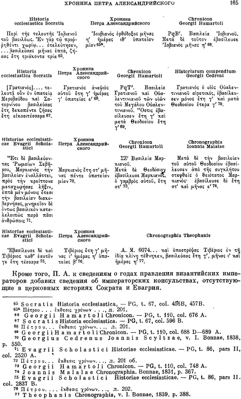 Μετά δέ τούτον βασίλευσε Ίοβιανος μήνας η' 66.