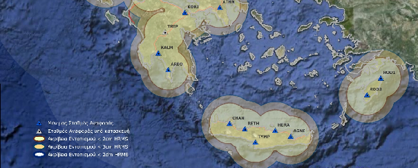 Δίκτυο σταθμών αναφοράς GPS (JGC-Net) έχει δημιουργήσει και η εταιρεία JGC Συστήματα Γεωπληροφορικής, με 20 σταθμούς σε όλη την Ελλάδα (2011) και με σκοπό να καλύψει σταδιακά όλο τον ελλαδικό χώρο.