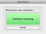 Scan Panel Το Scan Panel είναι ένα λογισμικό που ελέγχει λειτουργίες σάρωσης, όπως η τροφοδότηση εγγράφων και η διακοπή της σάρωσης όταν πραγματοποιείται διαδοχική σάρωση πολλών εγγράφων.
