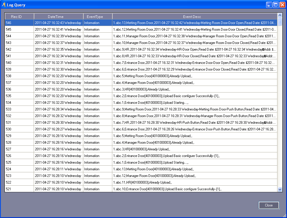 3.1.3 Αναζήτηση Ενεργού Ιστορικού Επιλέξτε Tools > Log Query 3.2 