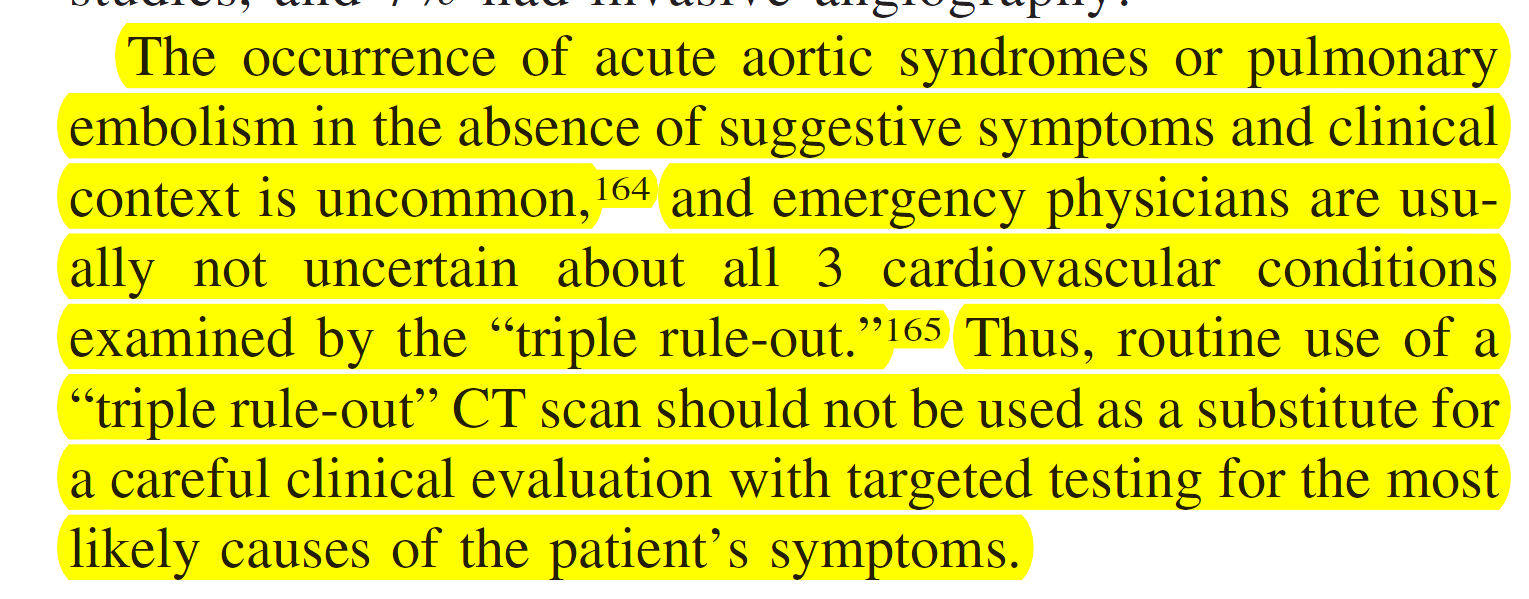 Triple rule-out CTA Οξύ θωρακικό άλγος: Συνδυασμένη μελέτη πνευμονικής, αορτής και στεφανιαίων However, the benefits vs.