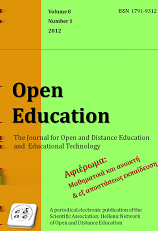 Ανοικτή Εκπαίδευση: το περιοδικό για την Ανοικτή και εξ Αποστάσεως Εκπαίδευση και την Εκπαιδευτική Τεχνολογία Τομ.