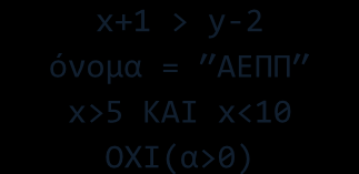 ΑΕΠΠ / ΚΕΦ. 2 - ΒΑΣΙΚΕΣ ΕΝΝΟΙΕΣ ΑΛΓΟΡΙΘΜΩΝ ΕΚΦΡΑΣΕΙΣ Είναι προτάσεις που αποτελούνται από τελεστέους (σταθερές και μεταβλητές), τελεστές, συναρτήσεις και παρενθέσεις.