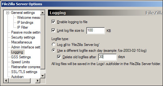 4.1. Ρυθμίσεις Εδώ γίνεται η σύνδεση του administration interface στον server. Ο server τρέχει τοπικά στο μηχάνημά μας, όποτε στο Server Address αφήνουμε τη διεύθυνση 127.0.