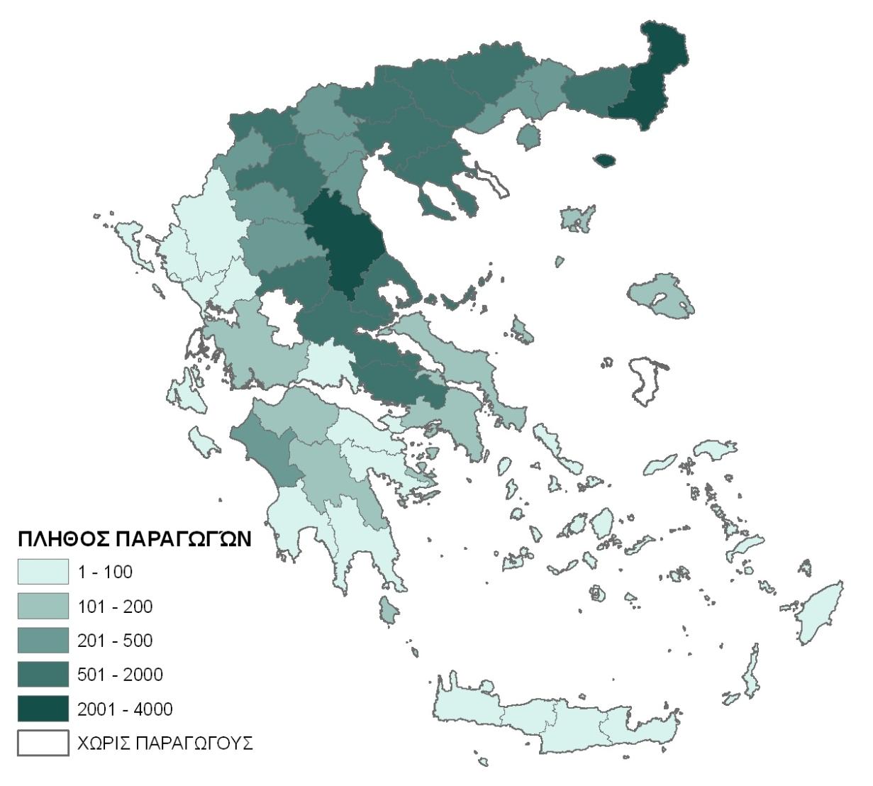 ΑΡΟΙΜΕ ΕΚΣΑΕΙ ΠΑΝΩ ΑΠΟ 15 HA ΝΟΜΟΣ ΑΦΜ ΝΟΜΟΣ ΑΦΜ ΑΙΣΩΛΟΑΚΑΡΝΑΝΙΑ 140 ΚΟΖΑΝΗ 1115 ΑΡΓΟΛΙΔΟ 4 ΚΟΡΙΝΘΙΑ 71 ΑΡΚΑΔΙΑ 101 ΚΤΚΛΑΔΩΝ 22 ΑΡΣΗ 5 ΛΑΚΩΝΙΑ 18 ΑΣΣΙΚΗ 124 ΛΑΡΙΗ 2997 ΑΧΑΙΑ 180 ΛΑΙΘΙΟΤ 1 ΒΟΙΩΣΙΑ 934