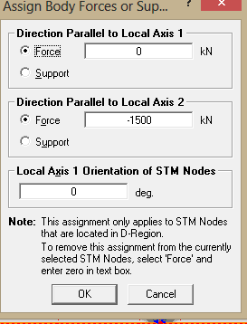 2.5.9 Ορισμός - Ανάθεση Δυνάμεων (Assing Body force or support) Defined location Οι δυνάμεις δημιουργούνται με το Assign Body force αλλά και με το Assign boundary conditions όπου διαλέγουμε force και