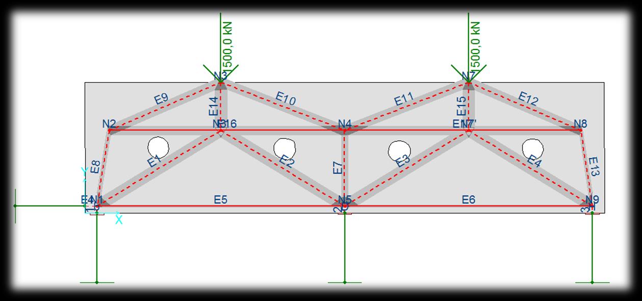 1 Η ΛΥΣΗ ΕΙΣΑΓΩΓΗ ΔΕΔΟΜΕΝΩΝ P =1500, P =1500 H= 1800mm b= 350mm L= 3600mm L= 3600mm ΕΠΙΛΥΣΗ CAST 4Φ 22 4Φ 22 4Φ