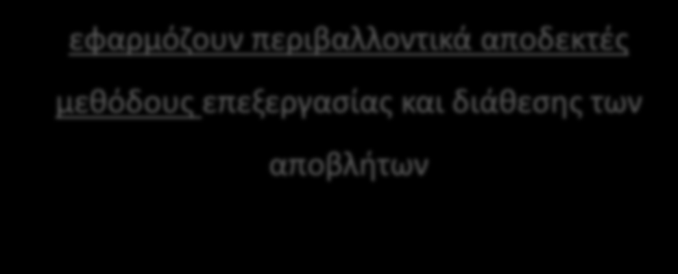 σύγχρονοι χώροι ταφής αποβλήτων έχουν εξελιχτεί σε οργανωμένες εγκαταστάσεις, οι οποίες, εφαρμόζουν περιβαλλοντικά αποδεκτές