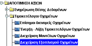 Αφού επιλέξετε το ρόλο σας, επιλέγεται Αποτιίμηση Αξιών