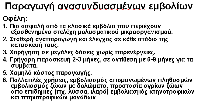 Ιντερφερόνες: Αντιικές πρωτεΐνες, που παράγονται από κύτταρα που έχουν µολυνθεί από ιούς. ρουν και ως αντικαρκινικοί παράγοντες.