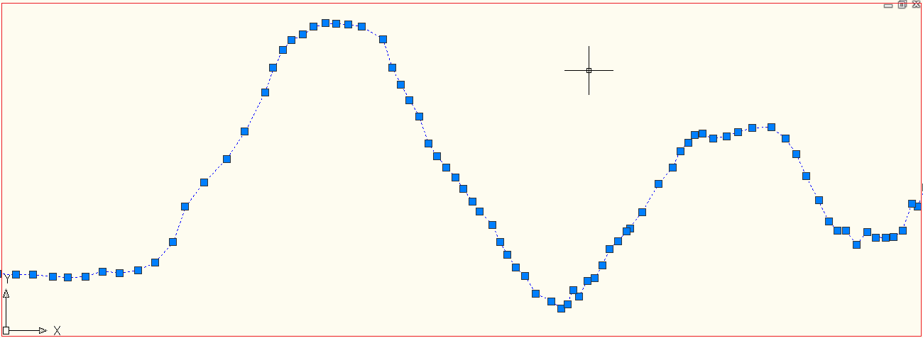 Το γωνιακό διάγραμμα, που σχεδιάζεται στο AutoCAD, φαίνεται στο παρακάτω σχήμα όπου διακρίνουμε και μια λεπτομέρεια για να γίνει πιο κατανοητή η