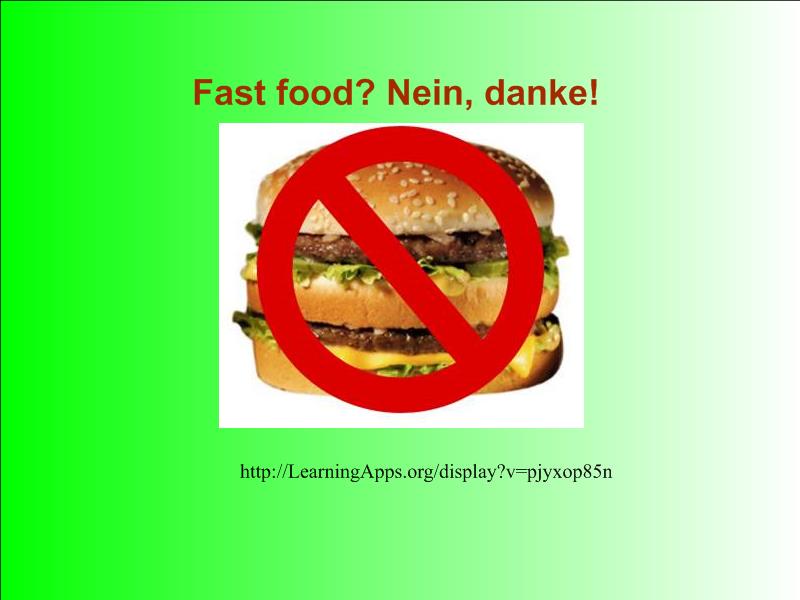 Συμμετοχικές διδακτικές τεχνικές 3. Τεχνική της συζήτησης Επεξεργασία του θέματος: «Fast food, όχι ευχαριστώ!