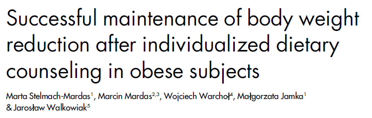 Individualized dietary counseling, based on narrative interview technique is an effective intervention in obesity treatment