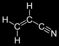 Το ακρυλονιτρίλιο είναι ένα συνθετικό μονομερές το οποίο παράγεται από προπυλένιο και αμμωνία με την παρακάτω καταλυτική αντίδραση αέριας φάσης. Εικόνα 1: Αντίδραση παραγωγής ακρυλονιτριλίου.