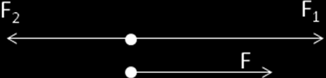 Δυνάμεις με την ίδια διεύθυνση: Όταν δυο δυνάμεις έχουν την ίδια διεύθυνση και φορά τότε η συνισταμένη δύναμη F έχει: Μέτρο: F F1 F2 Διεύθυνση: των δυνάμεων Φορά: των