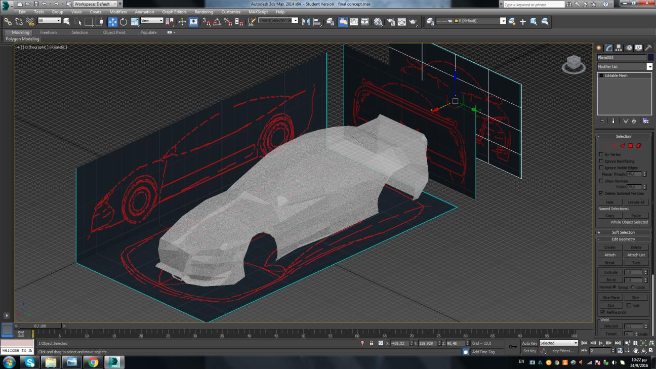 DESIGNING TOOLS Προγράμματα που χρησιμοποιήθηκαν στο πλαίσιο της παρούσαε εργασίας: AutoCAD 2014 Sketchbook Pro 2015 Autodesk 3ds Max 2014 Photoshop Ps 5 Αρχικά, ο