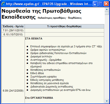 εκδόσεις, κάνοντας κλικ µε το ποντίκι στην