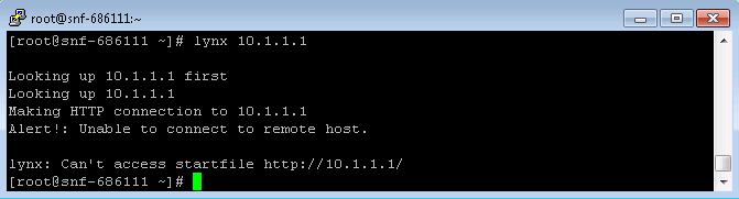 Εικόνα 13.20 O Web server λειτουργεί 13.3.3 Σύνδεση από τη Μηχανή Linux Συνδεθείτε στη μηχανή Linux και εκτελέστε την ακόλουθη εντολή (για τον command line browser Lynx): lynx http://10.1.1.1 Σε αυτή την εντολή αντικαταστήστε, αν χρειαστεί, τη διεύθυνση ΙΡ 10.