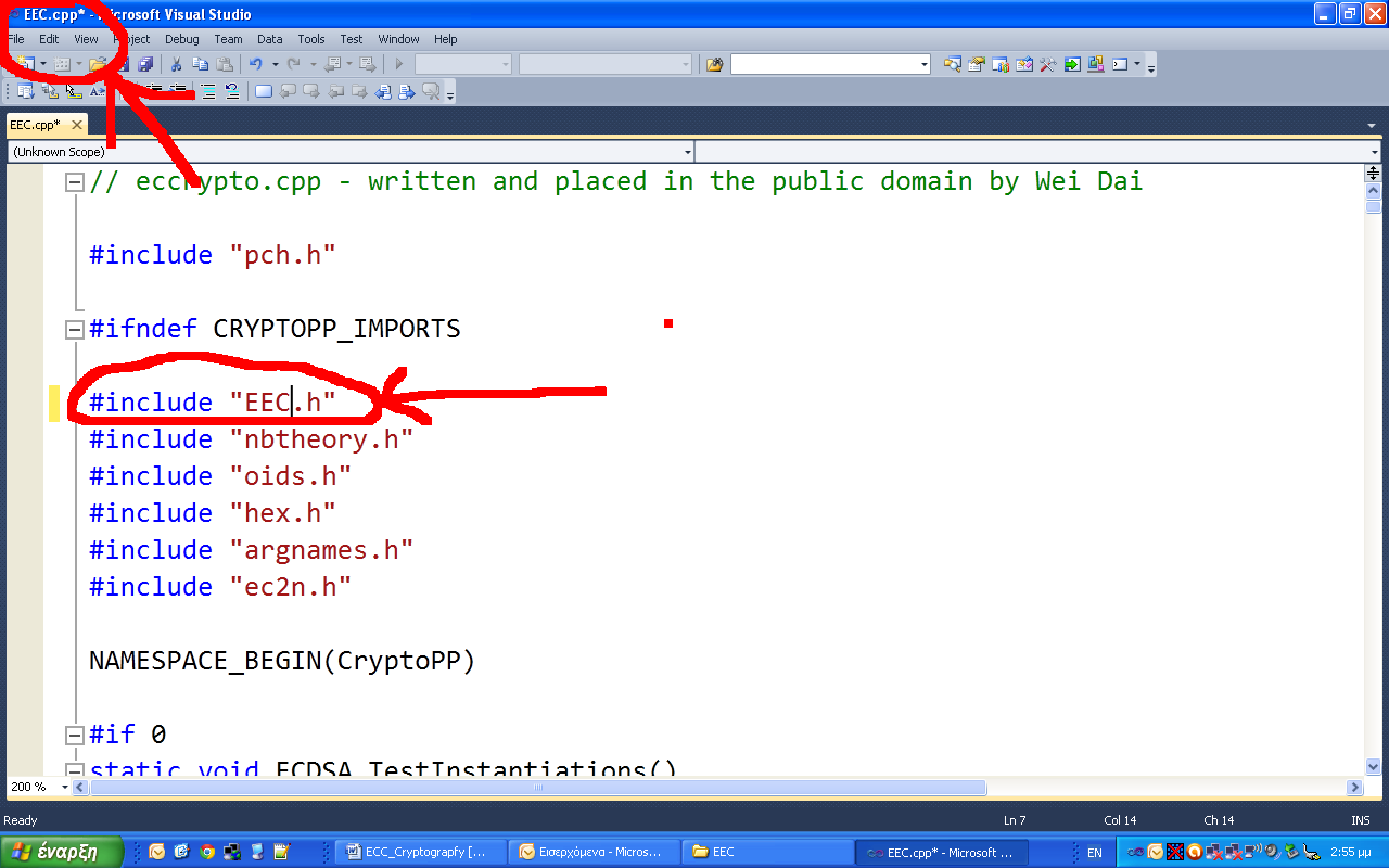 ονομασία curvecp ΕΕC1 EECLIB EEC2 libecc-0.14.0 EEC3 curve25519-20050915 EEC4 seccure-0.4 EEC5 openssl EEC6 TinyECC-2.0 EEC7 cryptopp561 EEC Πίνακας 1.