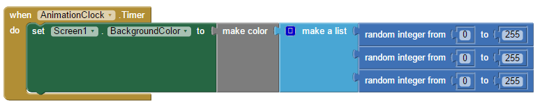 και για να «φτιάξουμε ένα νέο χρώμα θα χρειαστούμε το πλακίδιο από την ομάδα εντολών Colors.