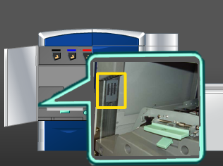 Επισκόπηση προϊόντος Σειριακός αριθμός στο μηχάνημα Εάν προκύψει διακοπή ρεύματος στο μηχάνημα και δεν είναι δυνατή η πρόσβαση στην καρτέλα Machine Details (Λεπτομέρειες μηχανήματος), ο σειριακός