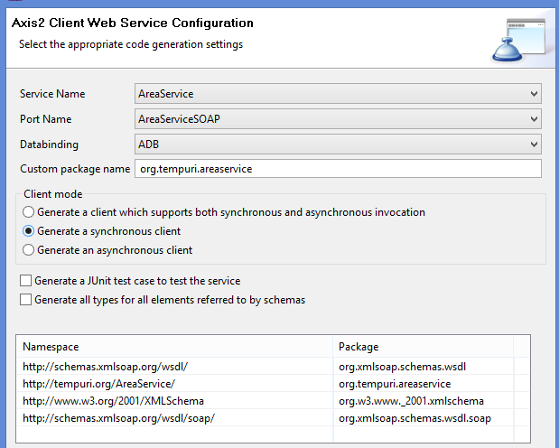 Consuming Web service using Web Service Client