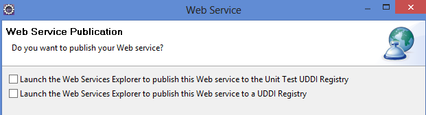 Eclipse > Creating a Bottom Up Web Service