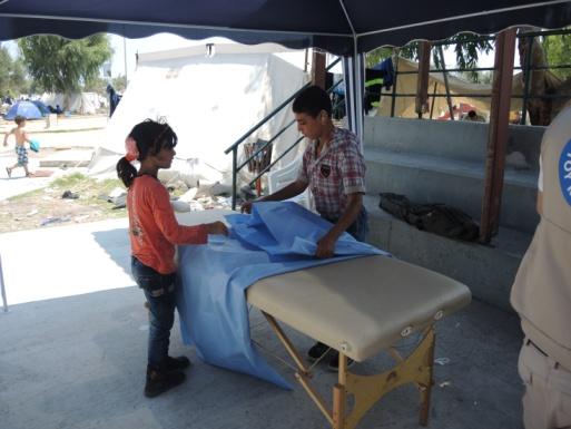 MdM Greece provides primary healthcare services, pharmaceutical support as well as humanitarian aid items.