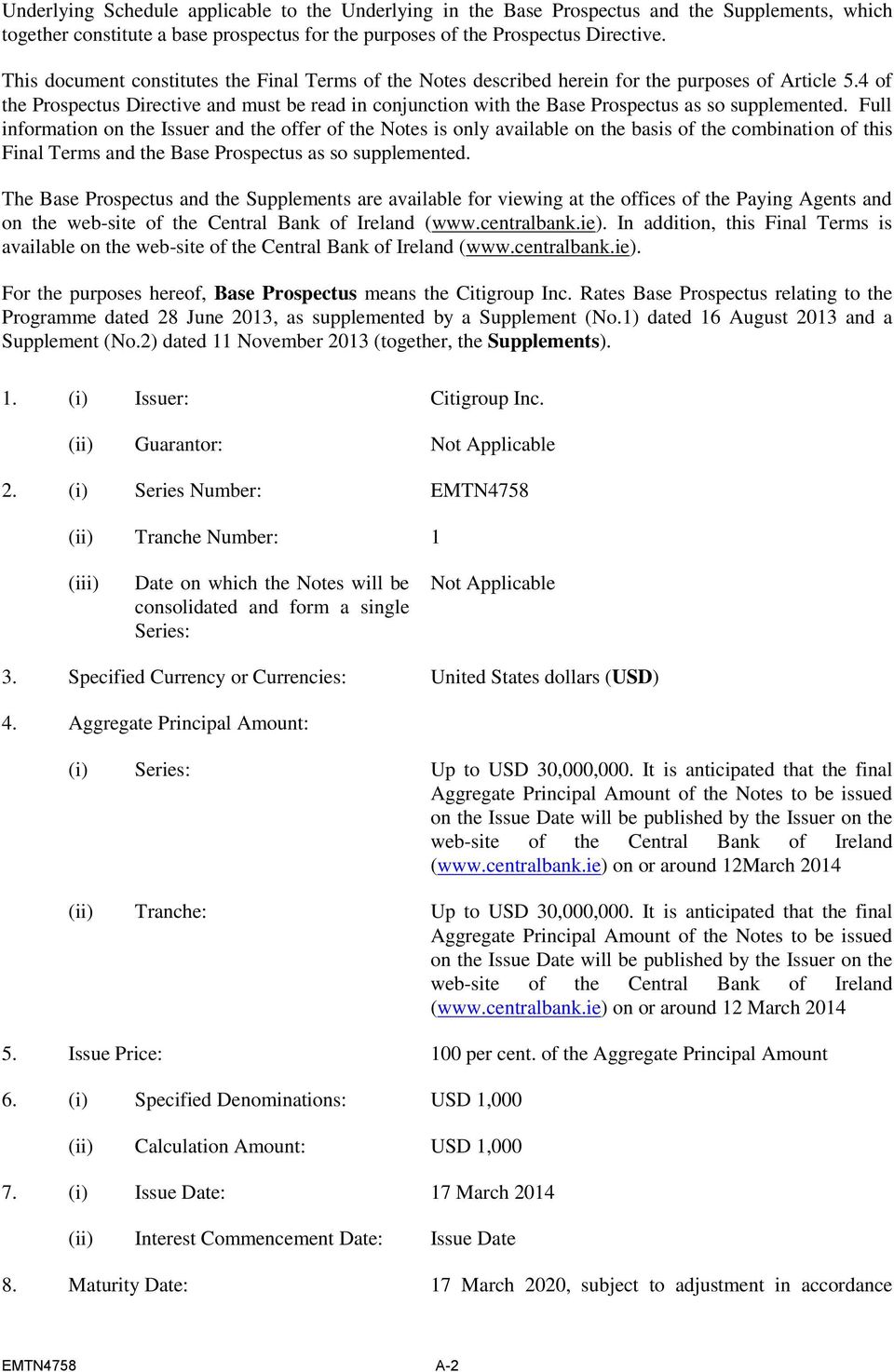 4 of the Prospectus Directive and must be read in conjunction with the Base Prospectus as so supplemented.