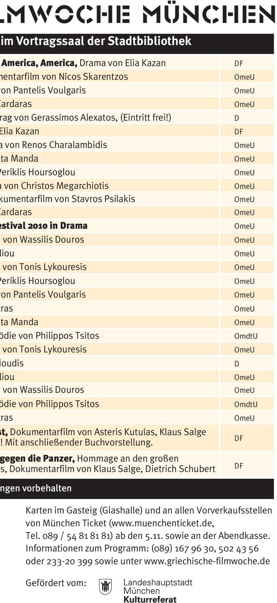 eriklis Hoursoglou on Pantelis Voulgaris ras ta Manda die von Philippos Tsitos von Tonis Lykouresis oudis iou von Wassilis Douros die von Philippos Tsitos ras t, Dokumentarfilm von Asteris Kutulas,