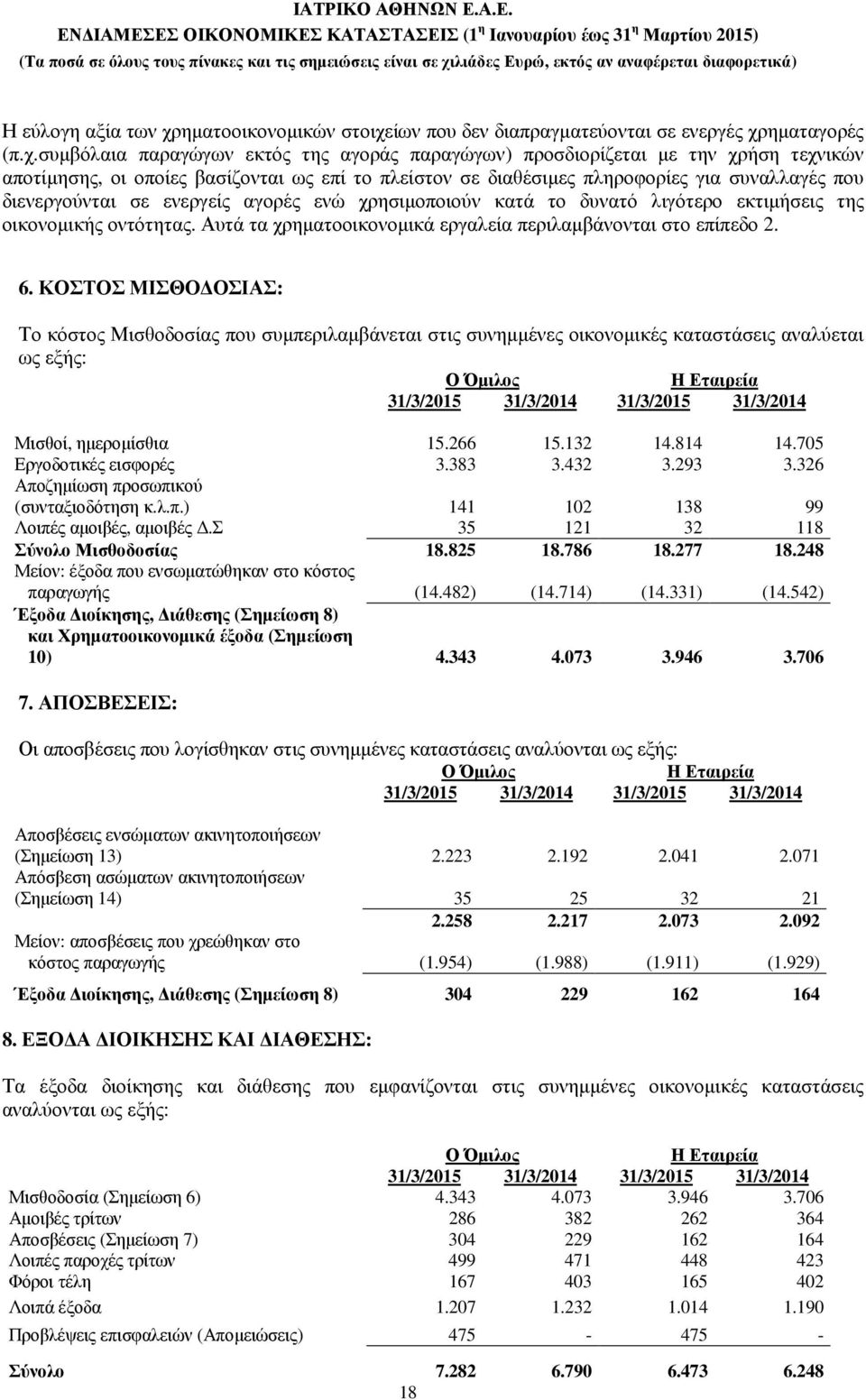 ίων που δεν διαπραγµατεύονται σε ενεργές χρ