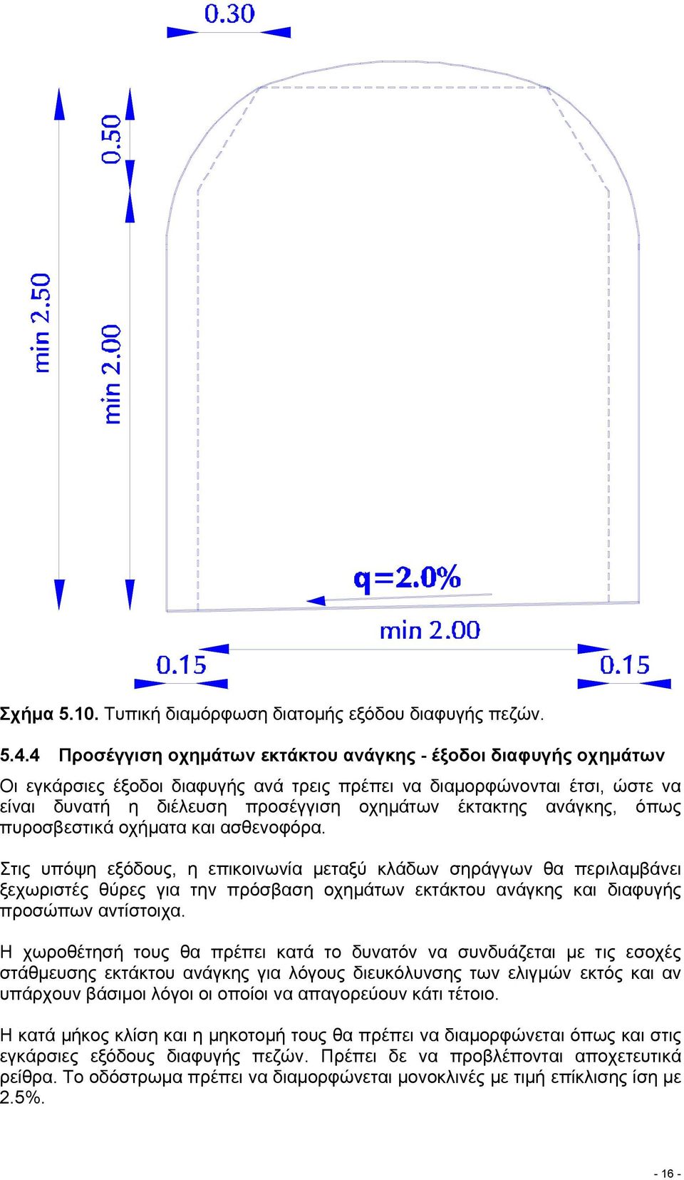 ανάγκης, όπως πυροσβεστικά οχήµατα και ασθενοφόρα.