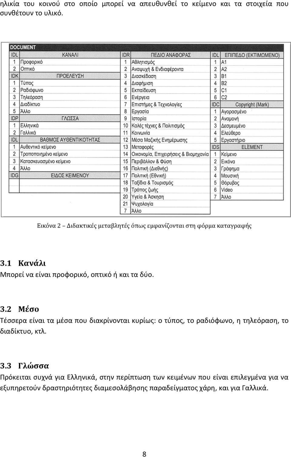 3.2 Μέσο Τέσσερα είναι τα μέσα που διακρίνονται κυρίως: ο τύπος, το ραδιόφωνο, η τηλεόραση, το διαδίκτυο, κτλ. 3.