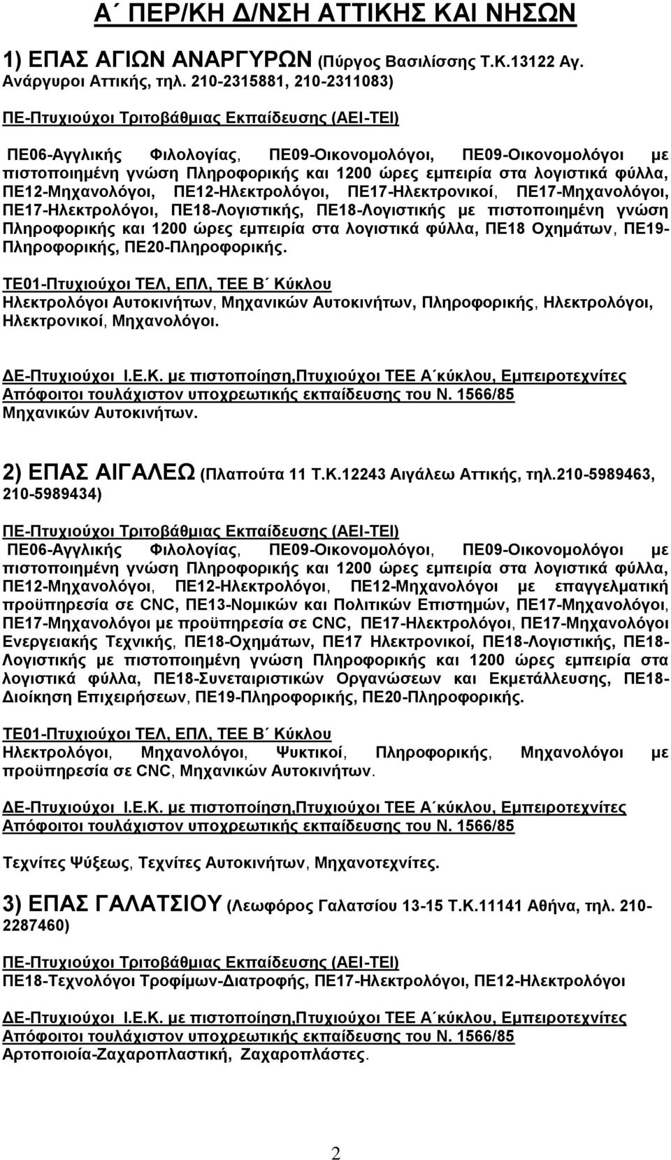 ΠΔ12-Ζθεηηνμθυβμζ, ΠΔ17-Ζθεηηνμκζημί, ΠΔ17-Μδπακμθυβμζ, ΠΔ17-Ζθεηηνμθυβμζ, ΠΔ18-Λμβζζηζηήξ, ΠΔ18-Λμβζζηζηήξ ιε πζζημπμζδιέκδ βκχζδ Πθδνμθμνζηήξ ηαζ 1200 χνεξ ειπεζνία ζηα θμβζζηζηά θφθθα, ΠΔ18